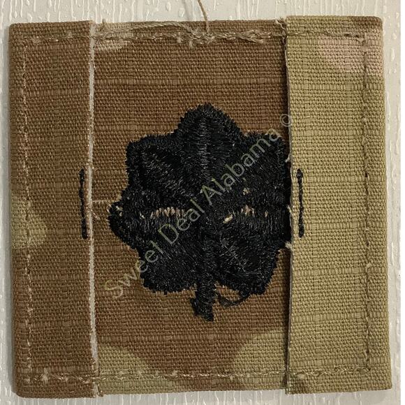 U.S. Army Lieutenant Colonel O-5 OCP Sew-On Rank Insignia, Multi-Camo, 2" x 2" - Picture 3 of 3